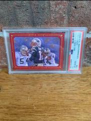 Tom Brady [Framed Red 199] #84 Football Cards 2008 Upper Deck Masterpieces Prices