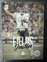 Justin Fields [Gold] #203 Football Cards 2021 Panini Chronicles Luminance Prices