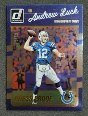 Andrew Luck [Press Proof Gold] #124 Football Cards 2016 Panini Donruss Prices