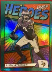 Justin Jefferson [Green] #H-10 Football Cards 2022 Panini Prestige Heroes Prices