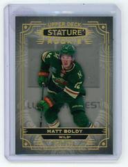 Matt Boldy #101 Hockey Cards 2022 Upper Deck Stature Prices