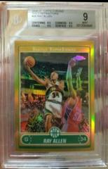 Ray Allen [Gold Refractor] #26 Basketball Cards 2006 Topps Chrome Prices