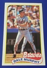 Dale Murphy #66 Baseball Cards 1989 Topps Ljn Baseball Talk Prices