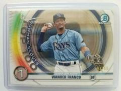 Wander Franco [Gary Vee] #BTP1 Baseball Cards 2020 Bowman Chrome Scouts' Top 100 Prices
