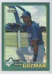 Irvin Guzman [Retrofractor] Baseball Cards 2001 Topps Chrome Traded Prices