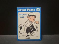 Jack Chesbro [Blue Border] Baseball Cards 1972 Laughlin Great Feats Prices