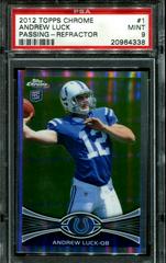 Andrew Luck [Passing Refractor] Football Cards 2012 Topps Chrome Prices