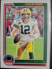 Aaron Rodgers Football Cards 2021 Panini Chronicles Stars and Stripes Prices