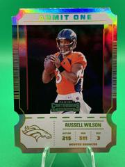Russell Wilson #AO-RWI Football Cards 2022 Panini Contenders Admit One Prices