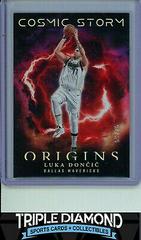 Luka Doncic #8 Basketball Cards 2023 Panini Origins Cosmic Storm Prices