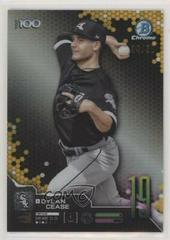 Dylan Cease [Gold Refractor] #BTP-19 Baseball Cards 2019 Bowman Chrome Scouts' Top 100 Prices