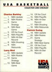 Checklist 1-54 Basketball Cards 1992 Skybox USA Prices