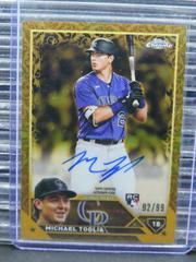 Michael Toglia Baseball Cards 2023 Topps Gilded Collection Chrome Gold Etch Autographs Prices