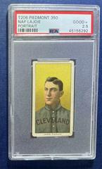 Nap Lajoie [Portrait] #NNO Baseball Cards 1909 T206 Piedmont 350 Prices