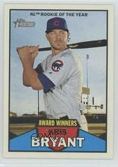 Kris Bryant Baseball Cards 2016 Topps Heritage Award Winners Prices