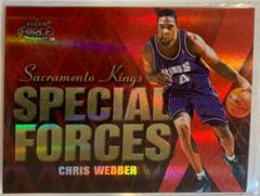 Chris Webber [Forcefield] #7 Basketball Cards 1999 Fleer Force Special Forces Prices
