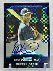 Estee Harris [Xfractor Autograph] Baseball Cards 2004 Bowman Chrome Prices