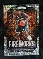 Zion Williamson [Mojo] Basketball Cards 2022 Panini Prizm Fireworks Prices