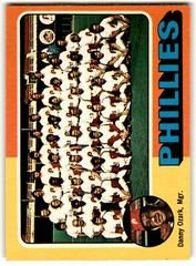 Phillies Team [Danny Ozark, Mgr.] #46 Baseball Cards 1975 O Pee Chee Prices