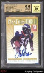 Terrell Davis [Autograph] #12 Football Cards 1999 Panini Donruss Elite Passing the Torch Prices