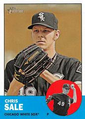 Chris Sale #35 Baseball Cards 2012 Topps Heritage Prices