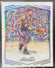 Tim Duncan #272 Basketball Cards 2016 Panini Studio Prices