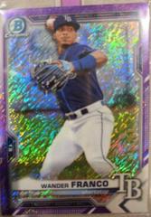 Wander Franco [Purple Shimmer Refractor] #BCP-240 Baseball Cards 2021 Bowman Chrome Prospects Prices