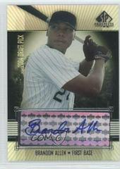 Brandon Allen [Autograph] #414 Baseball Cards 2004 SP Prospects Prices