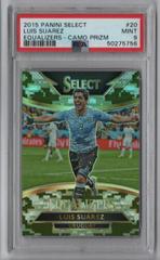Luis Suarez [Camo Prizm] Soccer Cards 2015 Panini Select Equalizers Prices