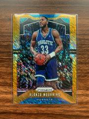 Alonzo Mourning [Gold Shimmer] Basketball Cards 2019 Panini Prizm Prices