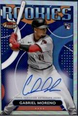 Gabriel Moreno #RDA-GM Baseball Cards 2023 Topps Finest Rookies Design Variation Autographs Prices