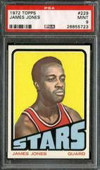 James Jones Basketball Cards 1972 Topps Prices
