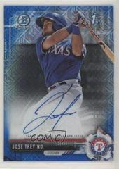 Jose Taveras [Chrome Blue Refractor] #CPA-JT Baseball Cards 2017 Bowman Prospect Autographs Prices