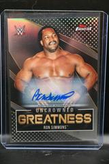 Ron Simmons [Autograph] #UG-15 Wrestling Cards 2021 Topps Finest WWE Uncrowned Greatness Prices