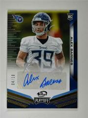 Alex Barnes  [Autograph Variations 4th Down] #278 Football Cards 2019 Panini Playoff Prices
