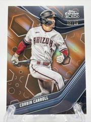Corbin Carroll [Orange] #93 Baseball Cards 2023 Topps Chrome Black Prices