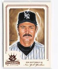 Don Mattingly [Framed Portraits Gold] Baseball Cards 2003 Donruss Diamond Kings Prices