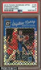 Stephen Curry [Checkerboard] Basketball Cards 2016 Panini Donruss Optic Prices