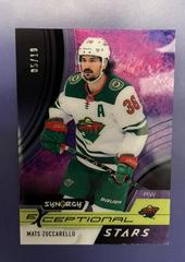 Mats Zuccarello [Black] #ES-MZ Hockey Cards 2021 Upper Deck Synergy Exceptional Stars Prices
