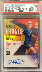 Megan Rapinoe [Gold] Soccer Cards 2018 Panini Donruss Road to France Autographs Prices