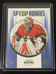 Lukas Dostal [Blue] Hockey Cards 2022 SP Authentic Top Rookies Prices