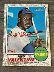 Fred Valentine [Red Ink] #FV Baseball Cards 2017 Topps Heritage Real One Autographs Prices