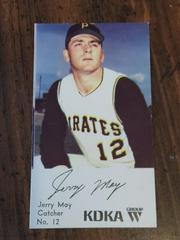 Jerry May #12 Baseball Cards 1968 KDKA Pittsburgh Pirates Prices