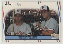 Billy Ripken, Cal Ripken Jr #640 Baseball Cards 1988 Fleer Prices