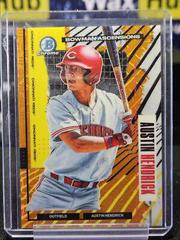 Austin Hendrick [Orange Refractor] Baseball Cards 2021 Bowman Chrome Ascensions Prices