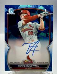 Travis Honeyman #CDA-TH Baseball Cards 2023 Bowman Draft Chrome Sapphire Prospect Autograph Prices