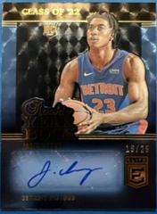 Jaden Ivey [Blue] #RYB-JIV Basketball Cards 2022 Panini Donruss Elite Rookie Yearbook Autographs Prices