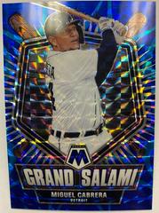 Miguel Cabrera [Reactive Blue] Baseball Cards 2022 Panini Mosaic Grand Salami Prices