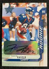Kevin Kasper [Autograph] #240 Football Cards 2001 Leaf Rookies & Stars Prices