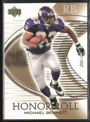 Michael Bennett [Gold] Football Cards 2003 Upper Deck Honor Roll Prices
